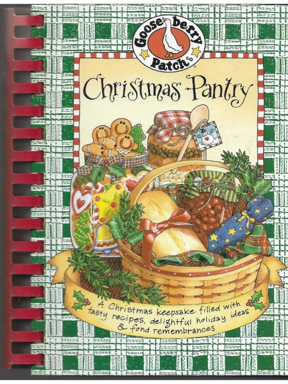 Christmas Pantry by Gooseberry Patch Hardcover First Edition 2000 Cookbook